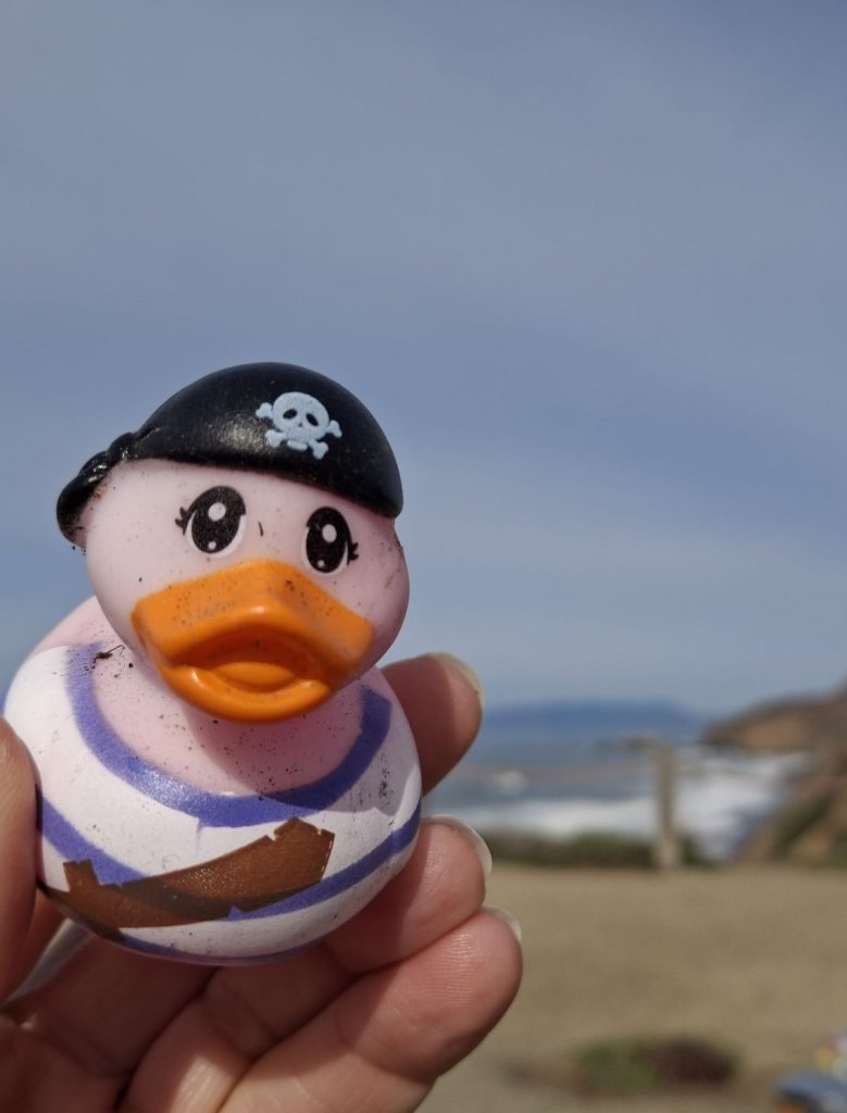 A pirate rubber ducky